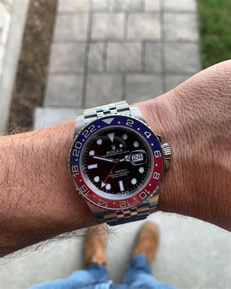 rolex pepsi on hand